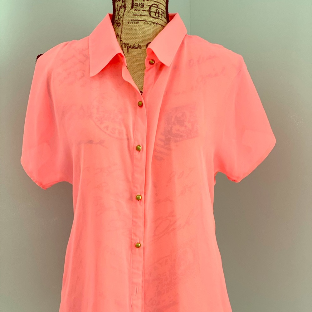 Coral Summer Top